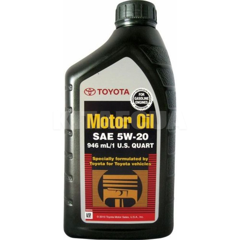 Масло моторное синтетическое 0.946л 5W-20 Motor Oil Toyota (002791QT2001)