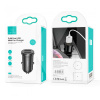 Автомобильное зарядное устройство C20 2.4 Dual USB Mini Car Charger Black USAMS (CC114TC01-USAMS)