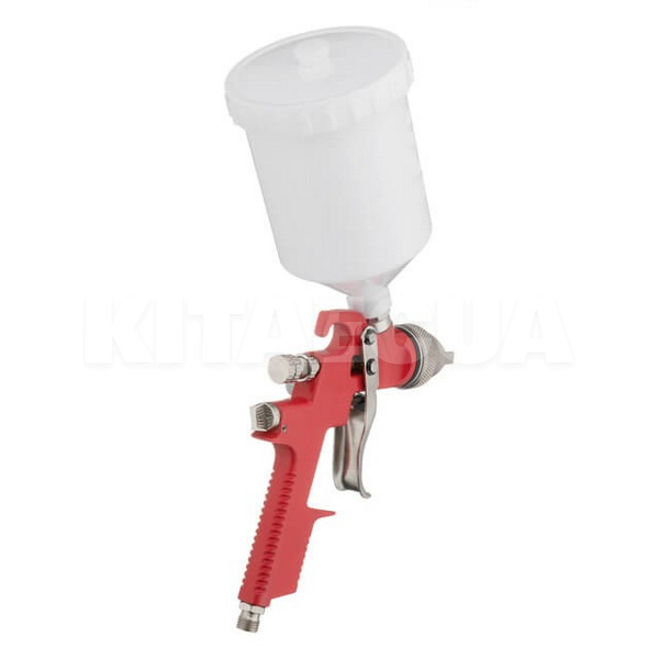 Краскопульт пневматический HVLP 1.4мм 3 бар бачок 600мл Intertool (PT-0104-INTERTOOL) - 4