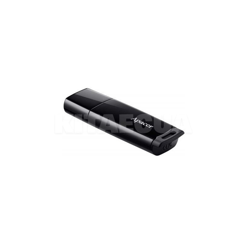 Флеш накопичувач USB 2.0 64GB чорний Apacer (AP64GAH336B-1) - 2