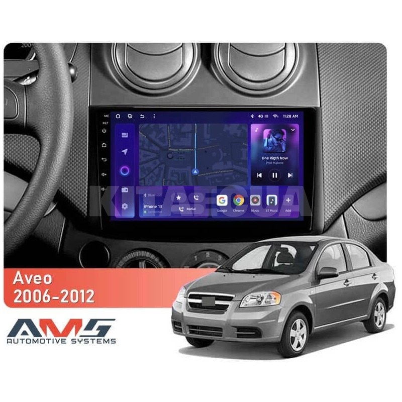 Штатна магнітола MOSS M3 4+32 ГБ 9" Daewoo Nexia 1 2020-2022 AMS (49814) - 2