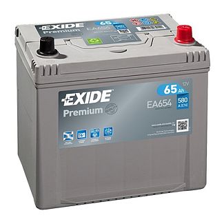 Акумулятор автомобільний 65Ач 580А "+" праворуч EXIDE