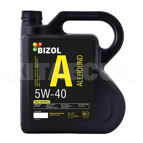 Масло моторне синтетичне 4л 5W-40 Allround BIZOL (B85016) - 2