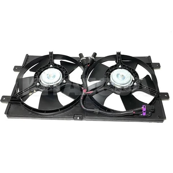 Вентилятор радіатора в зборі 1.5L KLM Autoparts на ZAZ FORZA (A13-1308010BA)