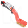 Щітка з металу 3-рядна сталева з пластиковою ручкою YATO (YT-6343)