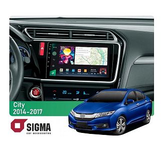 Штатна магнітола PRO 10464 4+64 Gb 10 Honda City 2014-2017 (B) SIGMA4car