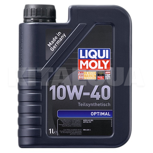 Масло моторное полусинтетическое 1л 10W-40 Optimal (Уценка) LIQUI MOLY (3929-уц)