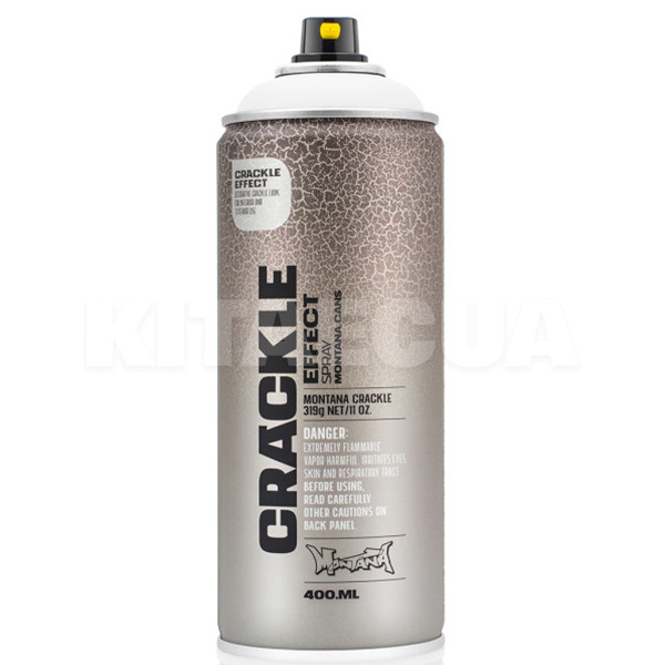 Краска декоративная эффект растрескивания 400мл EC9010 "pure white" белая матовая Crackle MONTANA (418488-MONTANA)