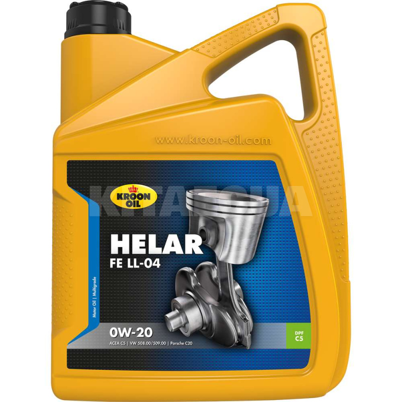Масло моторное синтетическое 5л 0W-20 Helar FE LL-04 KROON OIL (KL 32498)