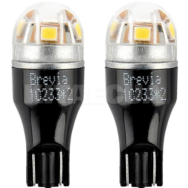 LED лампа для авто S-Power W2.1x9.5d 6000K (комплект) BREVIA (10233X2)