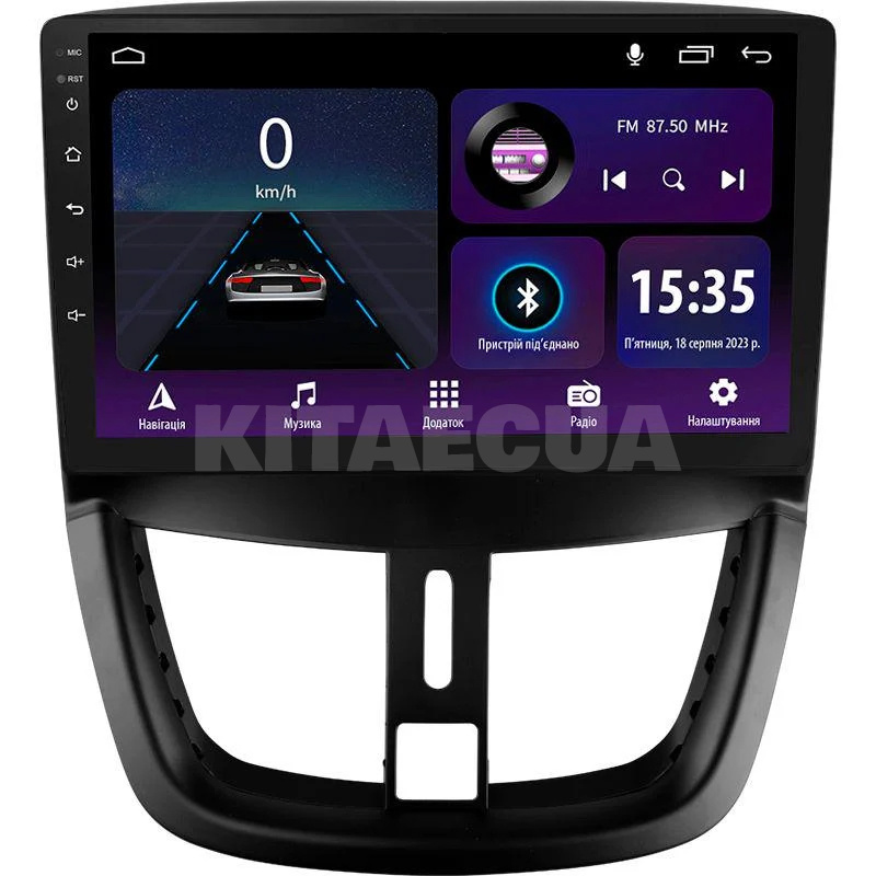 Штатна магнітола E9232 2+32 Gb 9" Peugeot 207 2006-2015 SIGMA4car (42084)