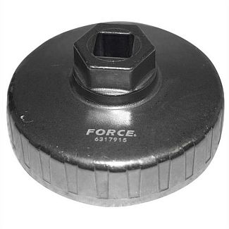 Съемник масляного фильтра "чашка" 15 граней 79 мм FORCE