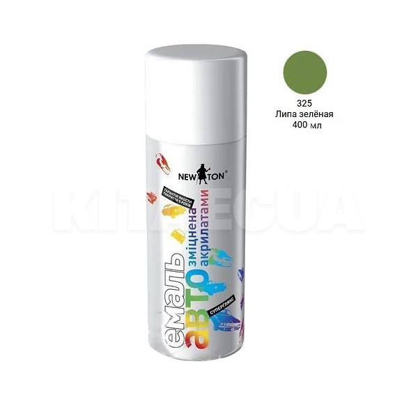 Фарба-емаль 400мл зелена липа" 325 NEW TON (57737-NEW-TON)