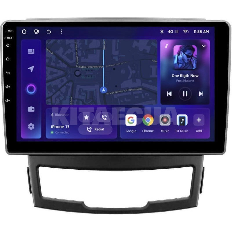 Штатна магнітола MOSS M2 4+32 Gb 9" SsangYong Korando 3 2010-2013 AMS (49439)