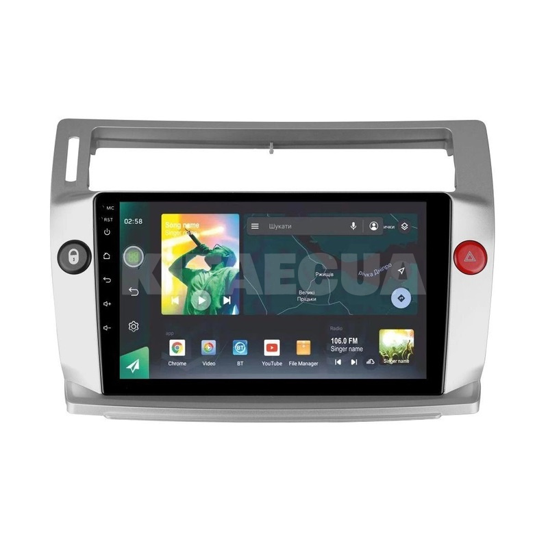 Штатна магнітола X9232 2+32 Gb 9" Citroen C-Triomphe 2004-2014 SIGMA4car (33274) - 2