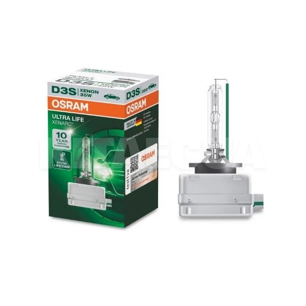 Ксеноновая лампа D3S 35W 42V UltraLife Osram (66340ULT)