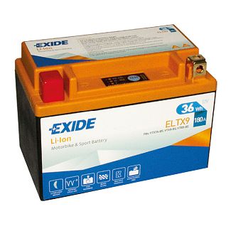 Мото аккумулятор 3Ач 180А "+" слева EXIDE