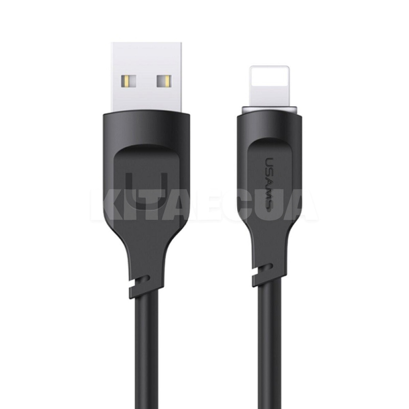 Кабель USB - Lightning 2.4А 1.2м черный USAMS (SJ565USB01)