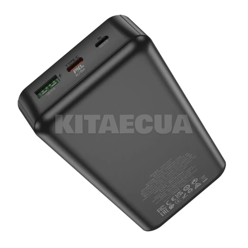 Повербанк J102A Cool figure QC3 20000mAh 20W чорний HOCO (6931474783622) - 2