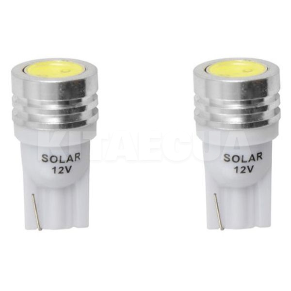 LED лампа для авто W2.1x9.5d 1W (комплект) Solar (LS241_B2)