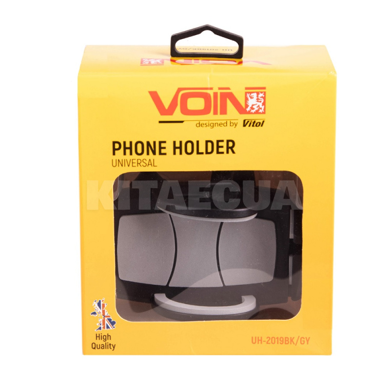 Держатель автомобильный зажим на присоске 47-95мм на гибкой ножке VOIN (UH-2019BK/GY) - 4