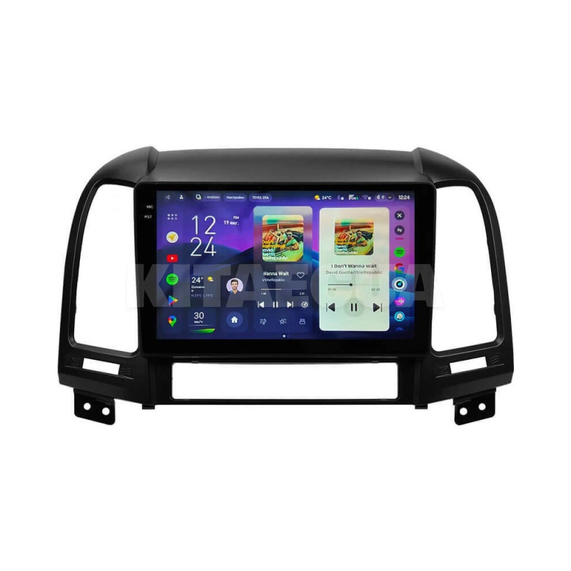 Штатна магнітола CC4 8+128 Gb 9" Hyundai Santa Fe 2 2006-2012 2k Teyes (53325)