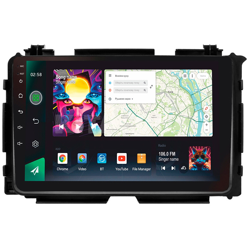 Штатная магнитола PRO 9464 4+64 Gb 9" Honda Vezel HR-V 2015-2018 SIGMA4car (39631)
