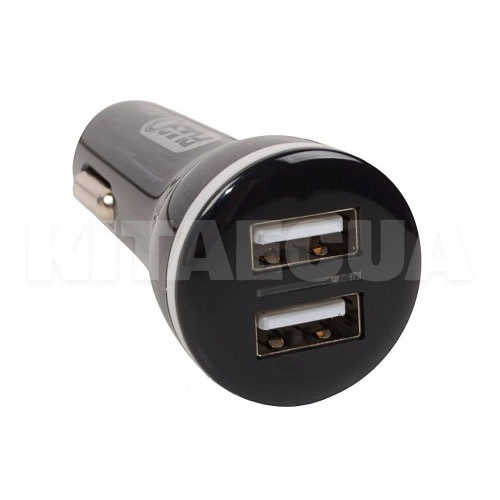 Зарядное устройство 12В / 24В 2 USB выхода 1 А черное PULSO (UNI C-1023BK-PULSO) - 3