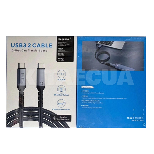 Кабель Type-C - Type-C 240W SC-2-240W 1.2м черный XoKo (XK-SC-2-240W) - 2