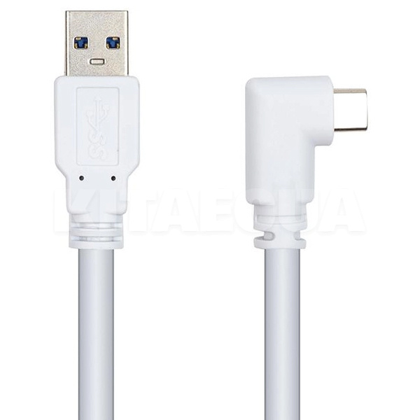 Кабель USB Type-C 5м білий PowerPlant (CA913244)