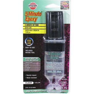 Клей двокомпонентний епоксидний 5 MINUTE CLEAR Epoxy 25мл VersaChem
