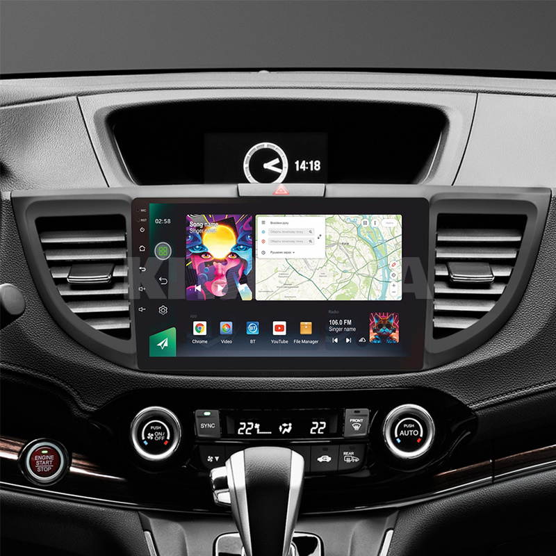 Штатна магнітола PRO 9464 4+64 Gb 9" Honda CRV 4 RM 2011-2018 SIGMA4car (39627) - 2