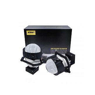 BI LED лінзи у фари F5 3" 55W 5500K Sanvi