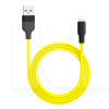 Кабель USB - Lightning 2.4A X21 Plus 1м черный/желтый HOCO (6931474711847)