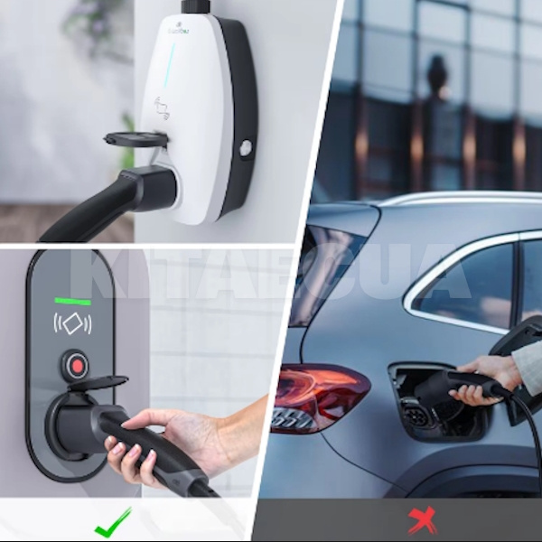 Переходник для зарядной станции 3.5 кВт Type2 - EU Schuko 5м GUWIEYG (S-T2EU) - 4