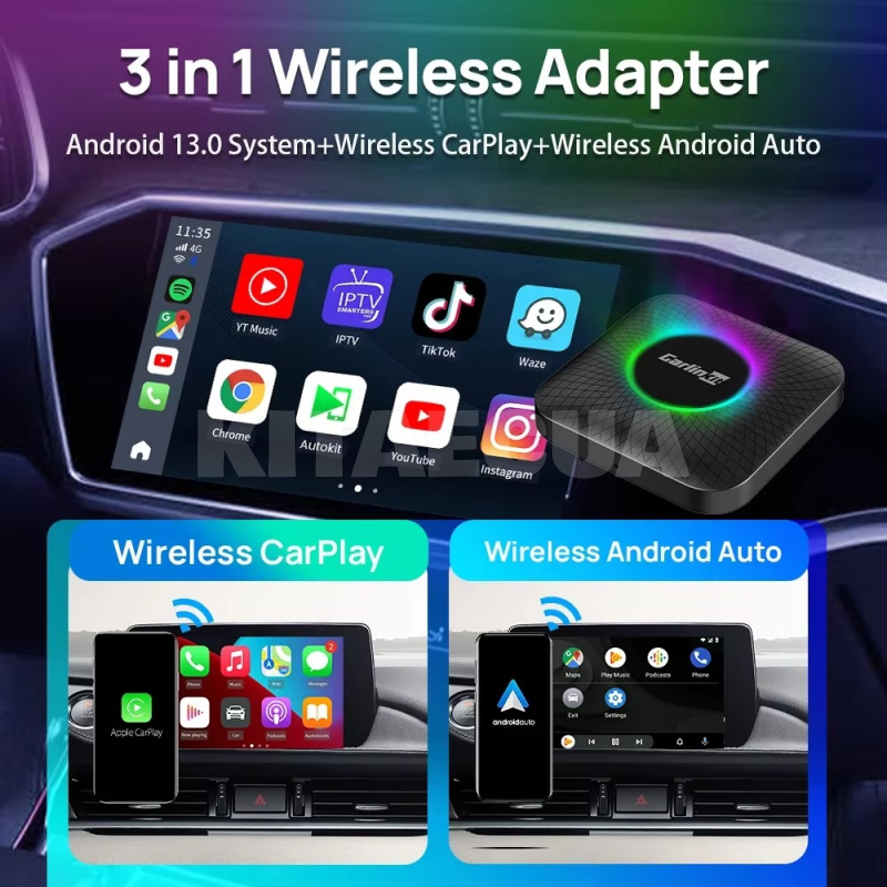 Приставка TBox Ambient 4/64 Carlinkit (CLK-AM4) - 6