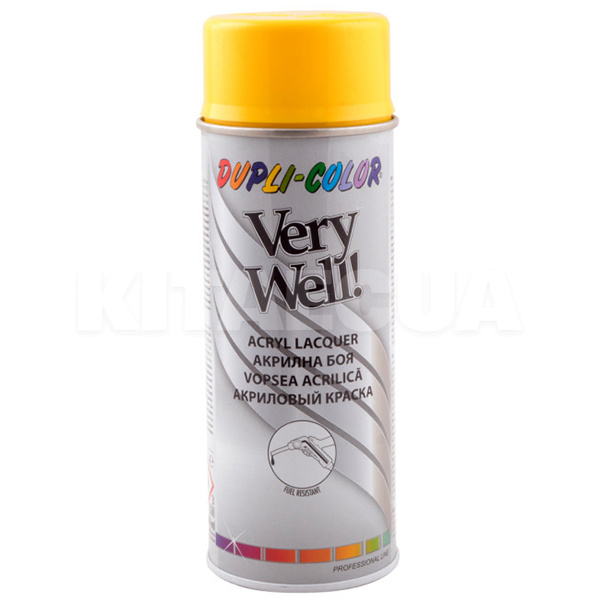 Фарба-емаль універсальна 400мл Ral 1021 жовта Very Well Dupli Color (VW10210-DUPLI-COLOR)