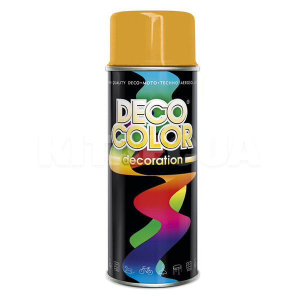Краска глянцевая 400мл желтая дыня DecoColor (721221-DecoColor)