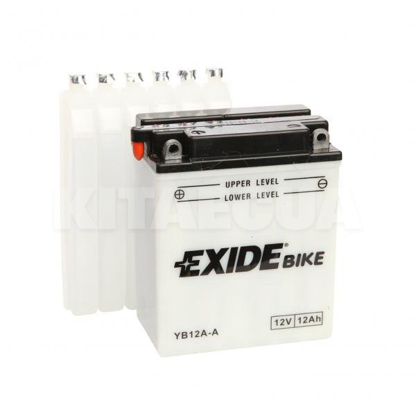 Мото акуумлятор 12Ач 165А "+" зліва EXIDE (EB12A-A)