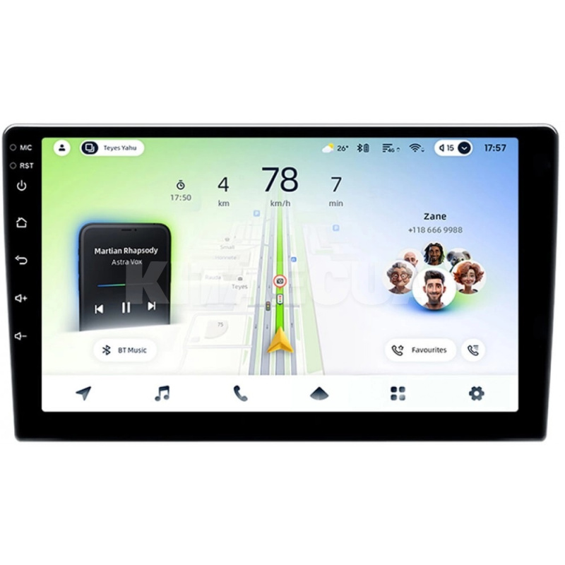 Штатная магнитола CC4L 6+64 Gb 10" Skoda FABIA 2007-2014 Sliver Teyes (71518)