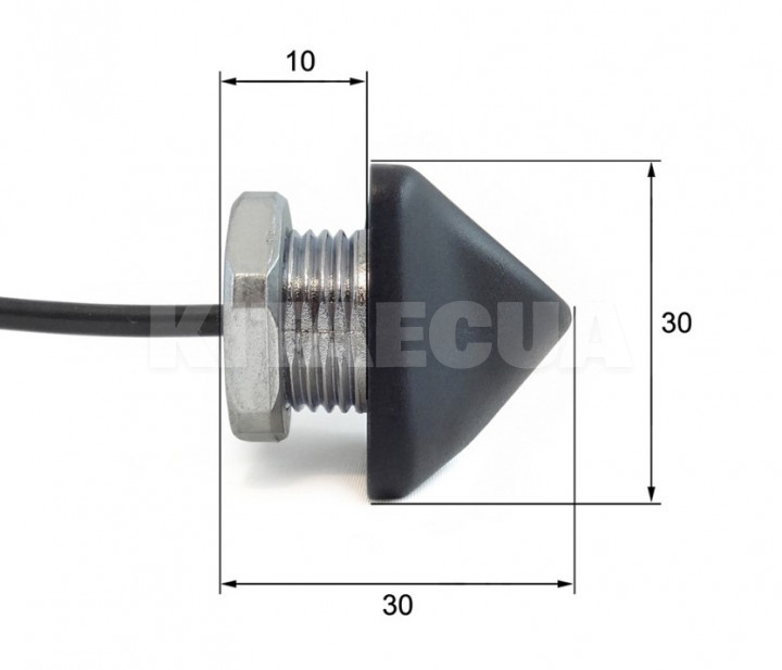 Камера заднього виду 0,1 Lux NTSC 720х576 FALCON (RC150-HCCD) - 6