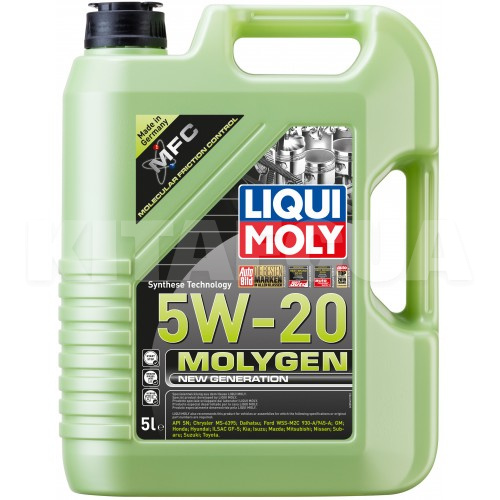 Масло моторное синтетическое 5л 5W-20 Molygen New Generation LIQUI MOLY (8540)