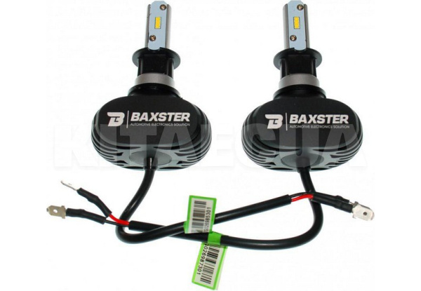 Светодиодная лампа 12V/24V 50W H3 6000 K +70% S1-Series с радиатором (компл.) Baxter (00-00007293) - 2
