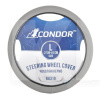 Чехол на руль L (39-41 см) серый искусственная кожа CONDOR (K6319)
