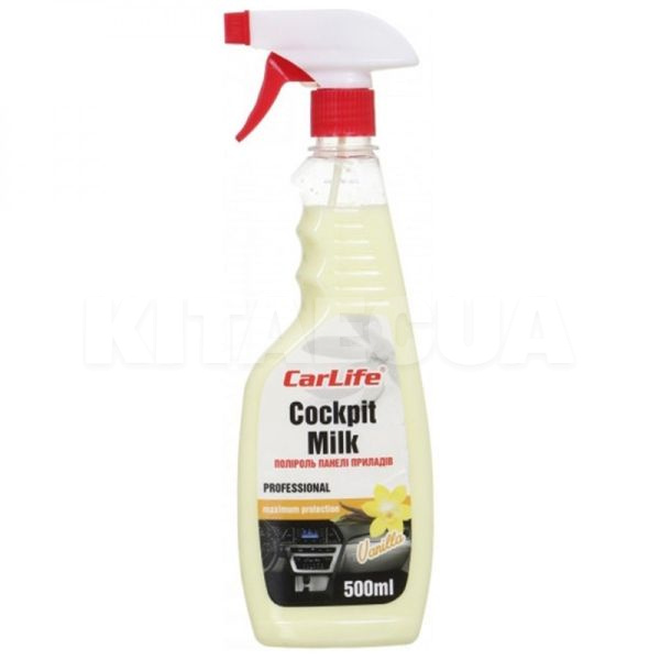 Поліроль-молочко для пластику "ваніль" 500мл. Milk CARLIFE (CF535)