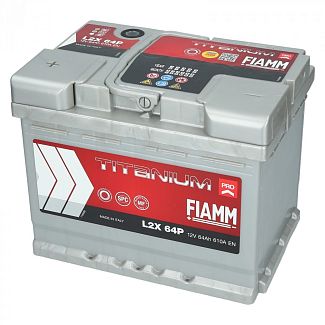 Автомобільний акумулятор Titanium Pro 64Ач 610А "+" зліва FIAMM
