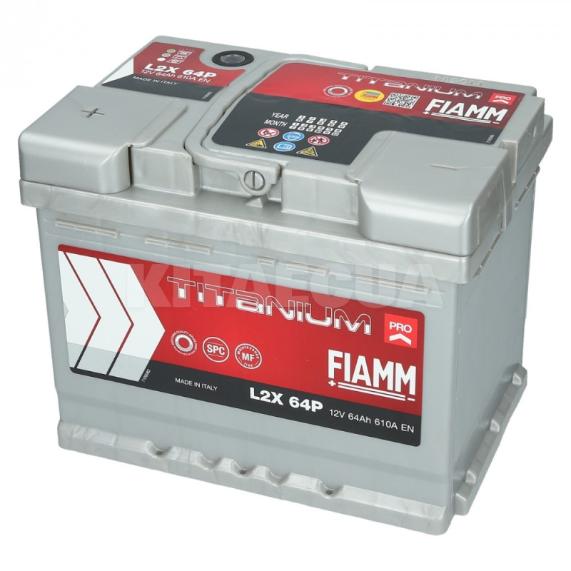 Аккумулятор автомобильный Titanium Pro 64Ач 610А "+" слева FIAMM (7905151)