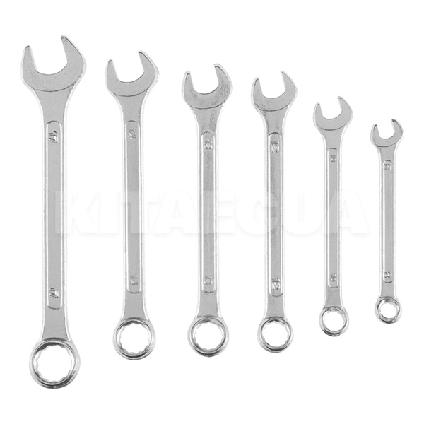 Набор ключей комбинированных 6 предметов 8-17 мм Top Tools (35D355)