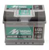 Аккумулятор 64Ач Euro (T1) 242x175x190 с обратной полярностью MIDAC (S564.059.063)