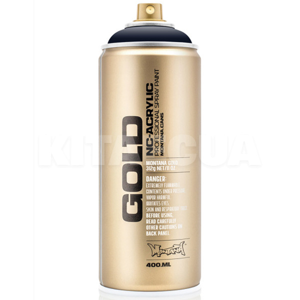Фарба декоративна акрилова 400мл 4190 "чорниця" фіолетова напівматова Gold MONTANA (284601-MONTANA)